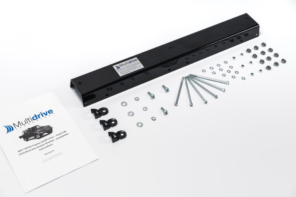 Child Restraint Anchor Kit Suits LC79 Dual Cab Multidrive Technology