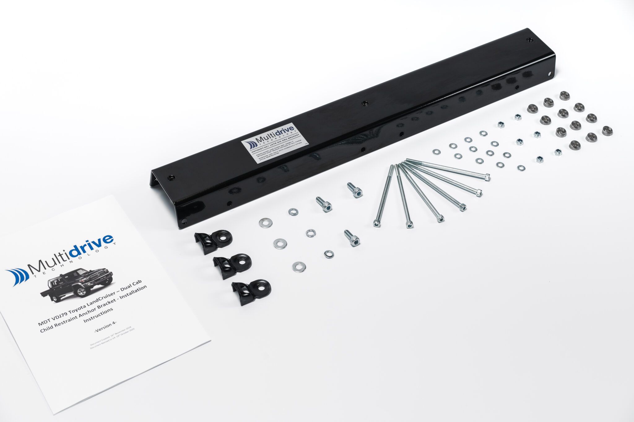 Child Restraint Anchor Kit Suits LC79 Dual Cab Multidrive Technology