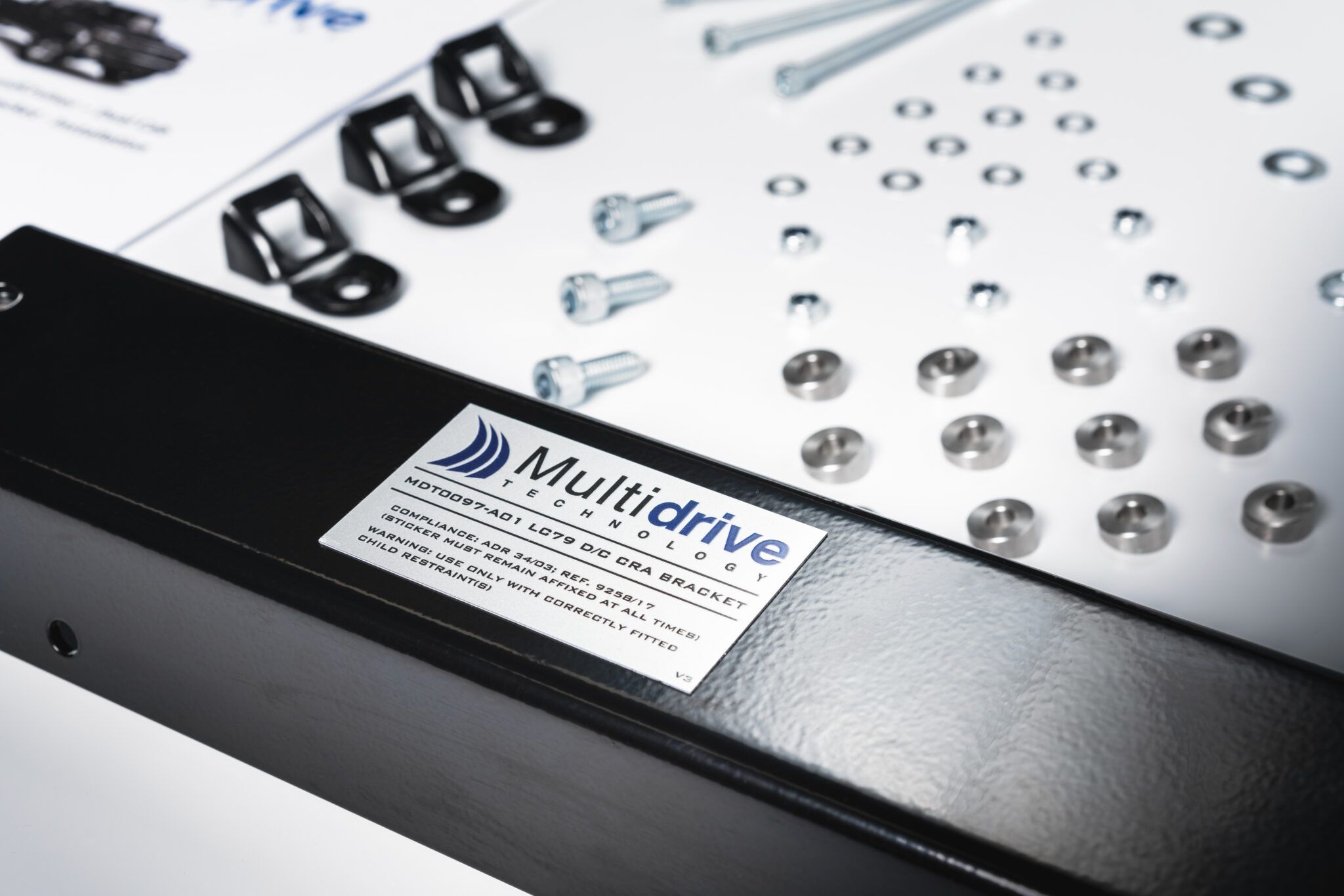 Child Restraint Anchor Kit Suits LC79 Dual Cab Multidrive Technology